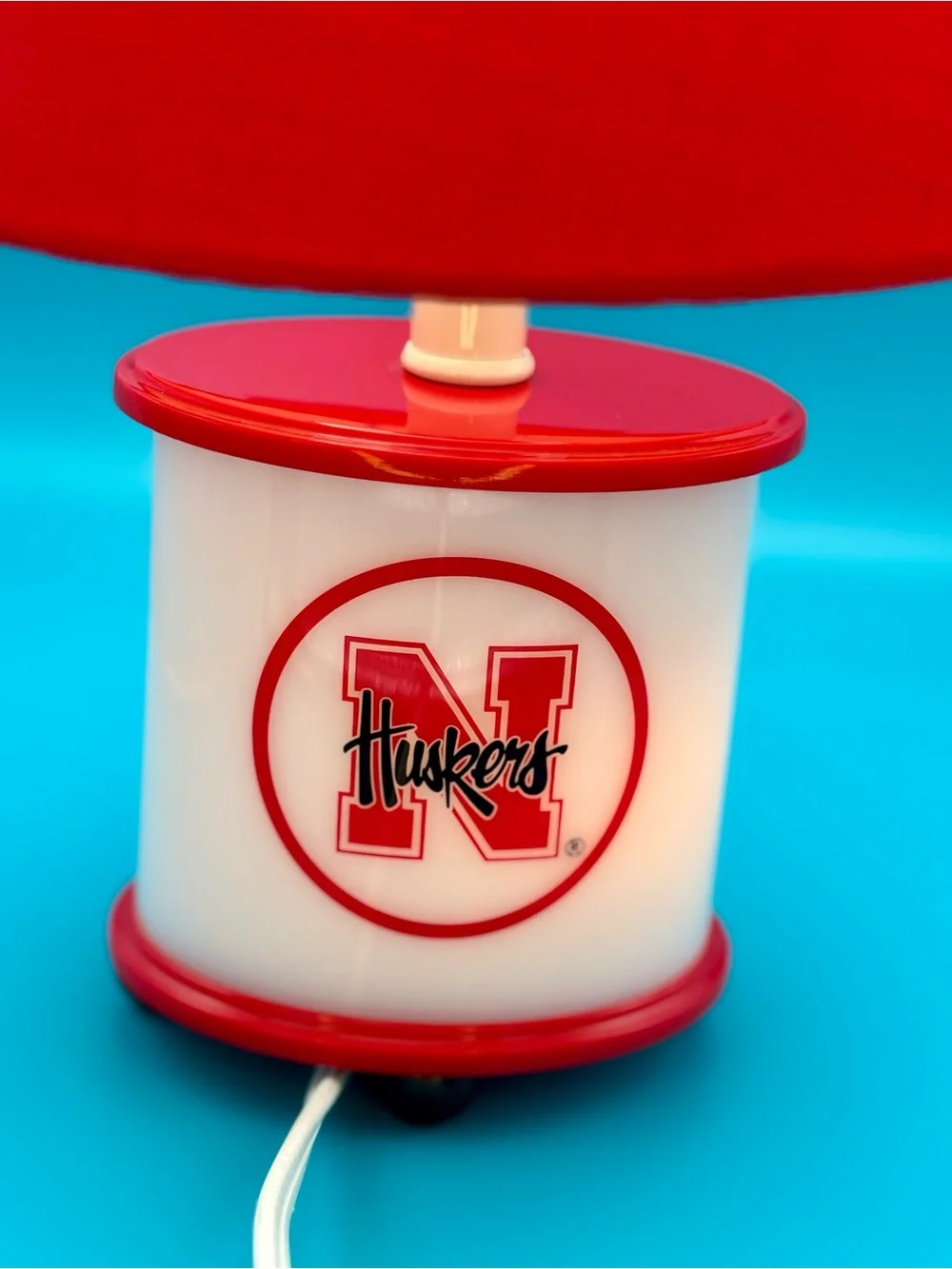 Nebraska Huskers Mini Table Lamp